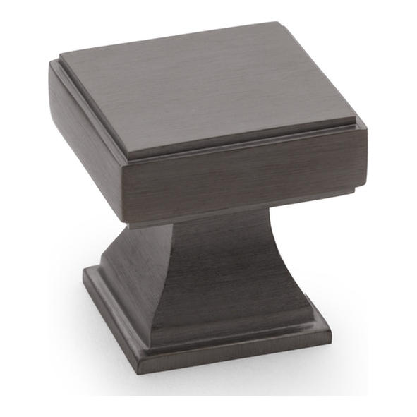 AW806-30-DBZPVD • 30mm • Dark Bronze • Alexander & Wilks Jesper Square Cupboard Knob